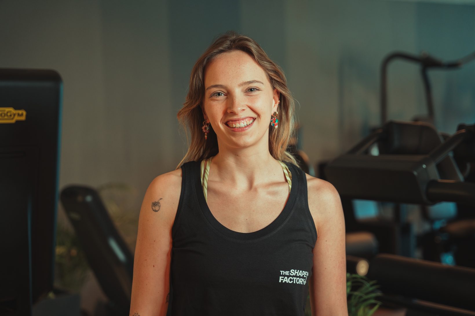 Portret in sportkleding voor The Shape Factory