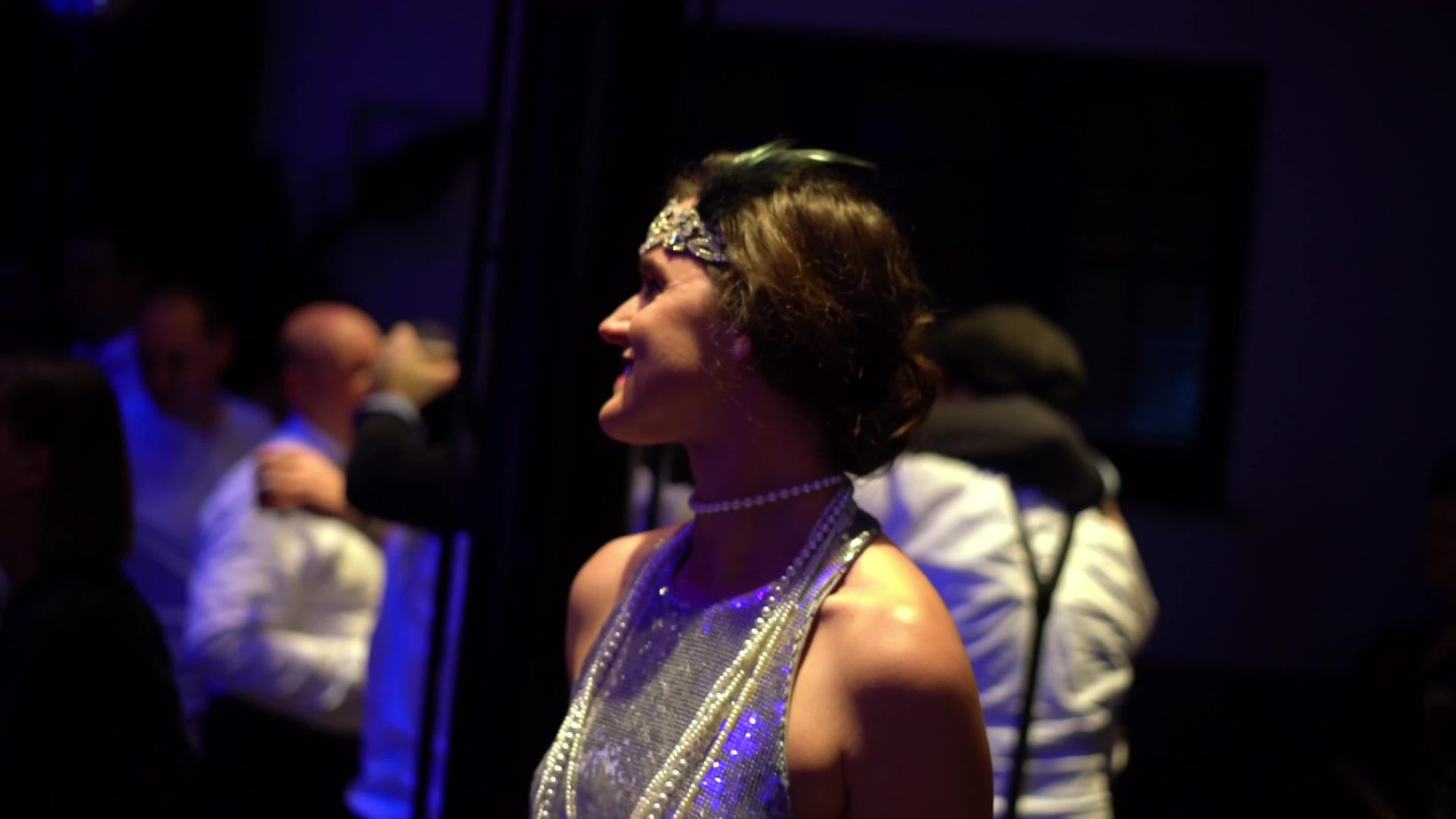 Dansvloerbeeld van het Vopak-bedrijfsfeest in Antwerpen